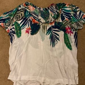 Flowy tropical shirt